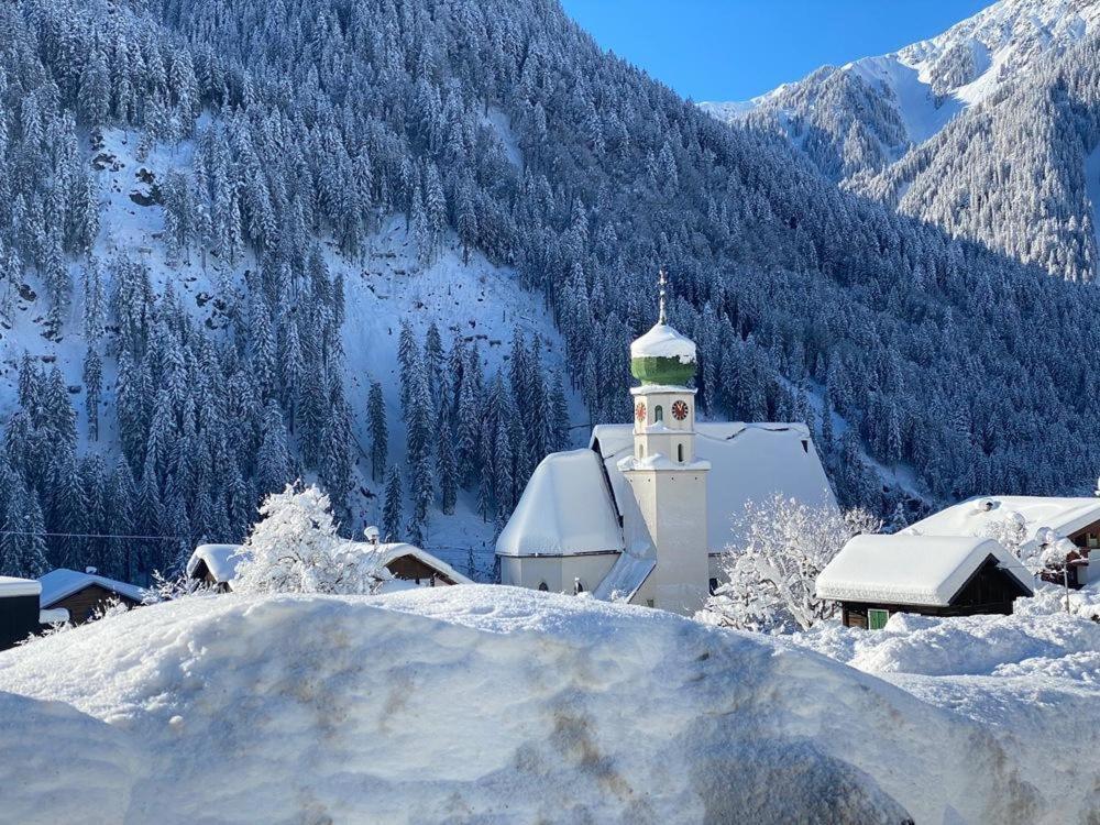Haus Albuin Daire Sankt Gallenkirch Dış mekan fotoğraf